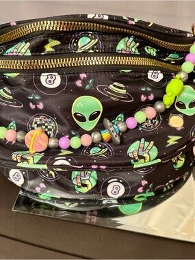 Gold Blush Alien Chaser Combo Set bag, chain wallet & charm